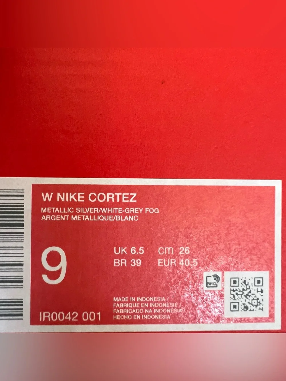 ✔️New✔️ NIKE Cortez Metallic Silver